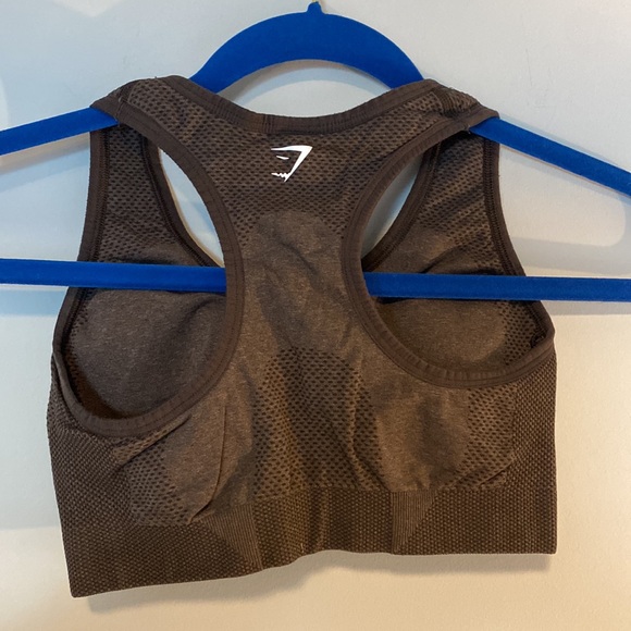 Gymshark Vital Seamless 2.0 Sports Bra - Brown - Picture 2 of 2